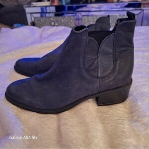 Geox Dark Blue Ankle Boots